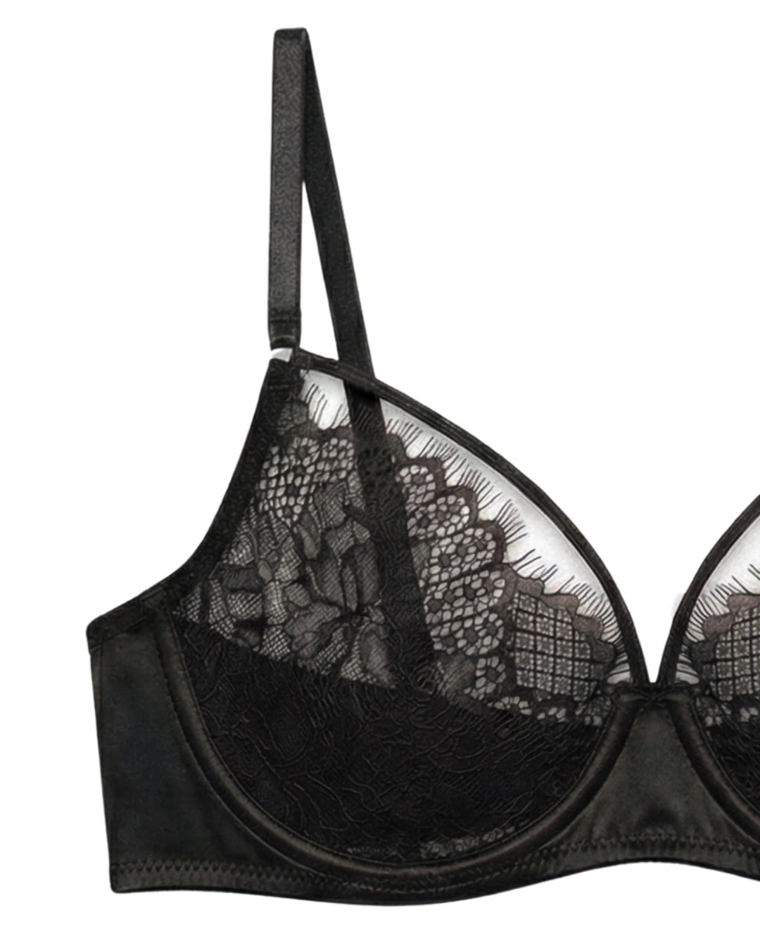 Non-Padded Bra - Vyxen - Black