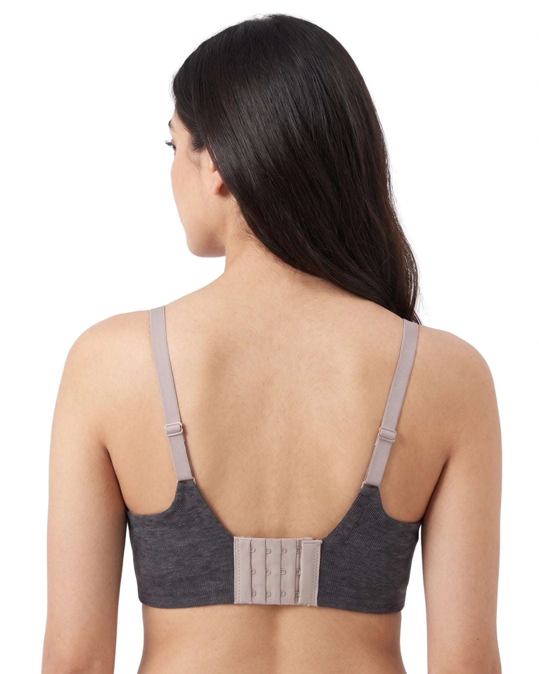 Seamless Padded Bra - Vinoa - Charcoal