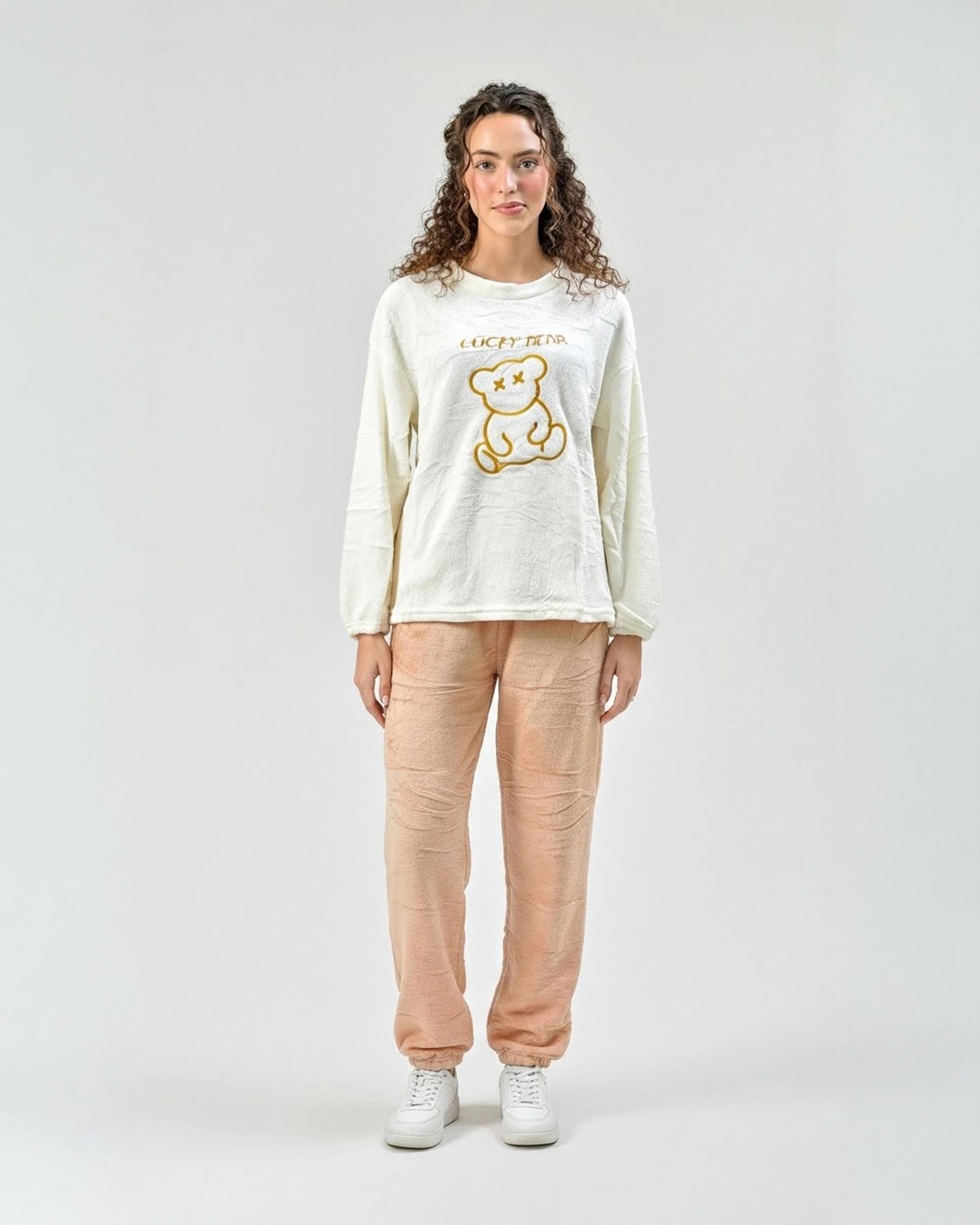 Fleece Pajama Suit - Honey Bear