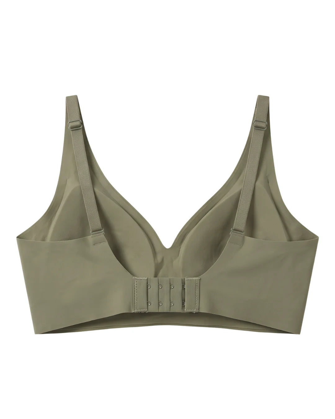 Padded Seamless Easy Comfort Bra - Olive Green