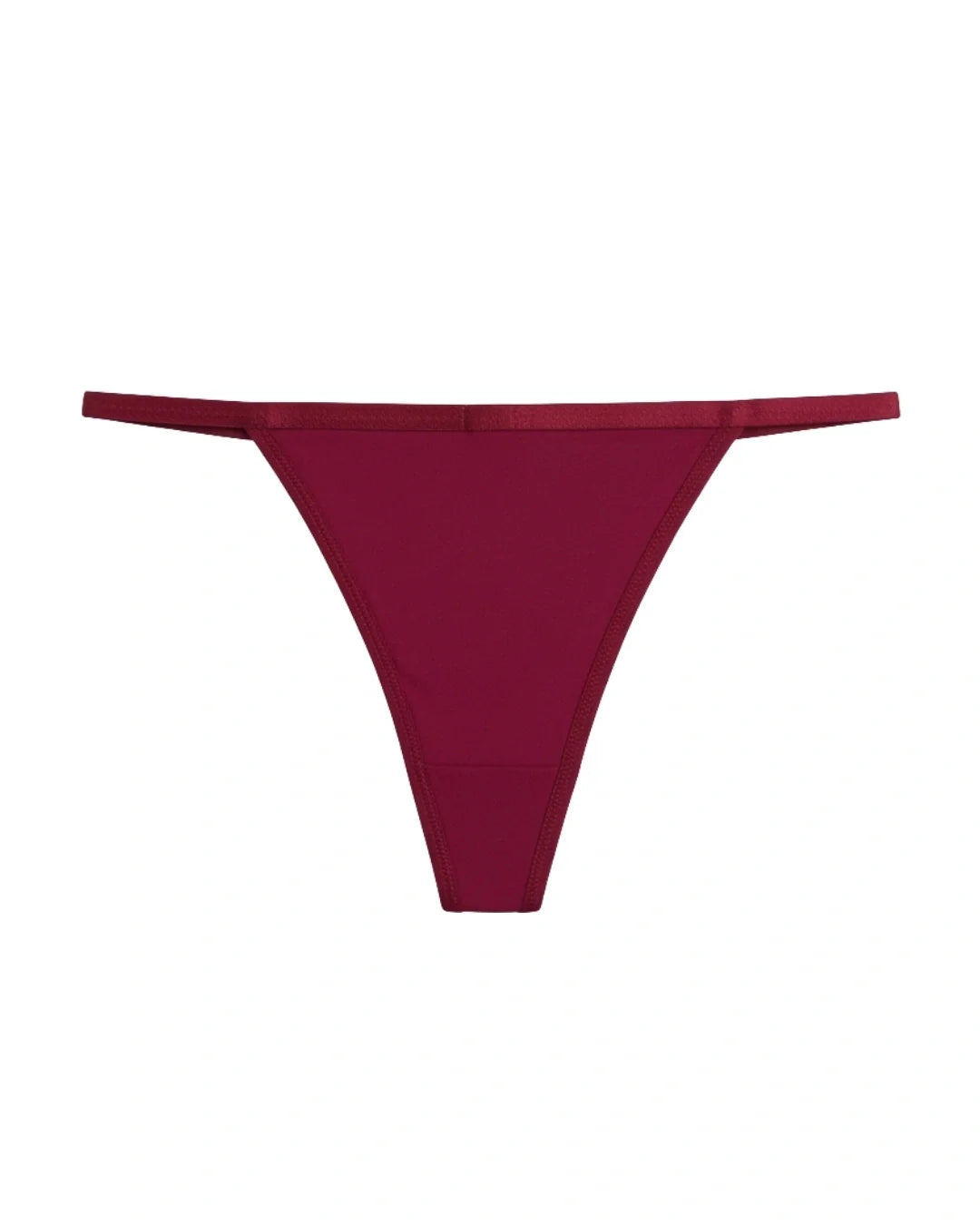 Thong Panty - Luxe Ring - Maroon