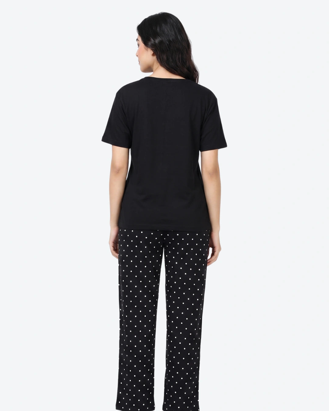 Cotton PJ Set - Mono Dot