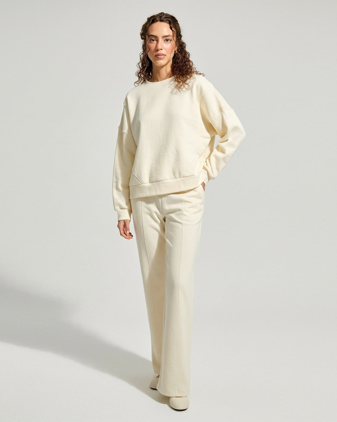 Fleece Tracksuit – Warm Set - Lemon