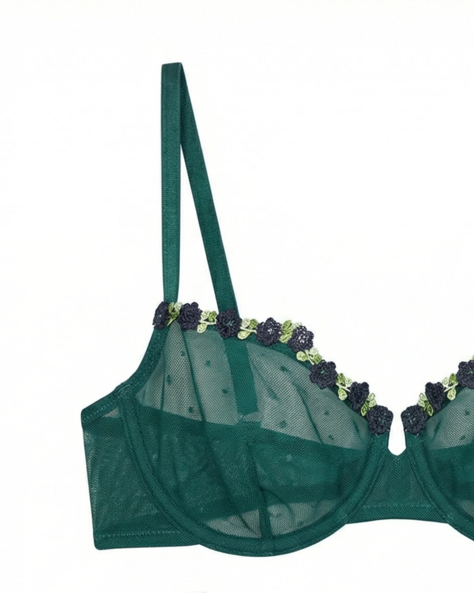 Padded Bra - Mila - Green