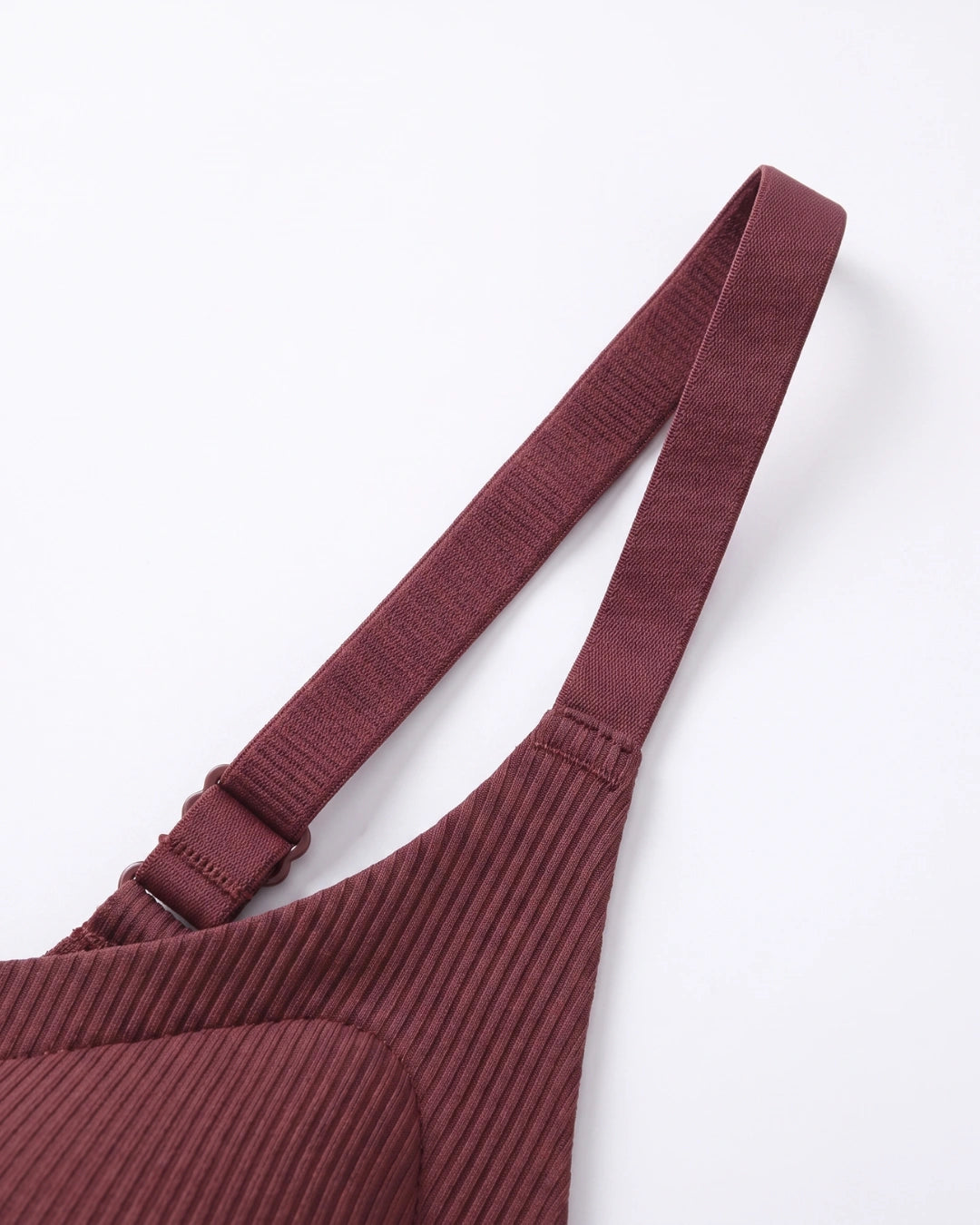 Padded Seamless Curve Bra - Maroon