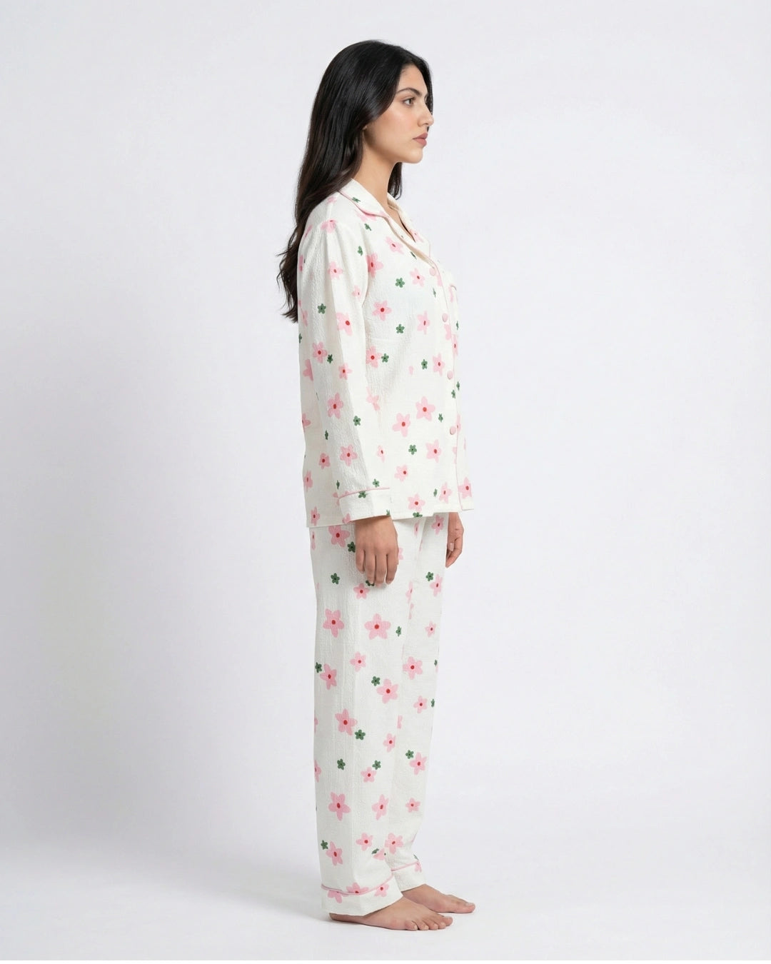 Summer Pajama Suit - Floral Glam