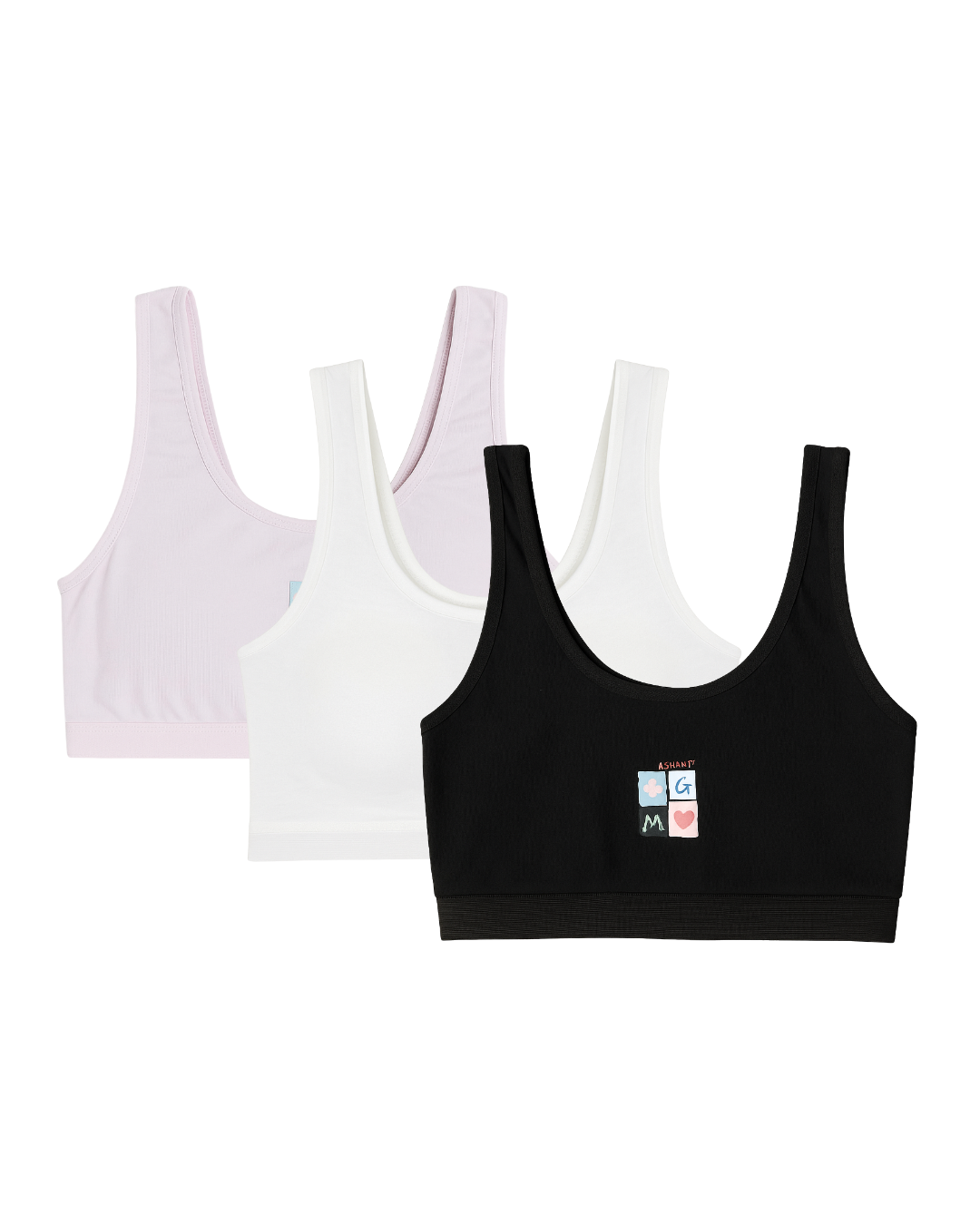 Pack of 3 Teenage Bra - Purrfect