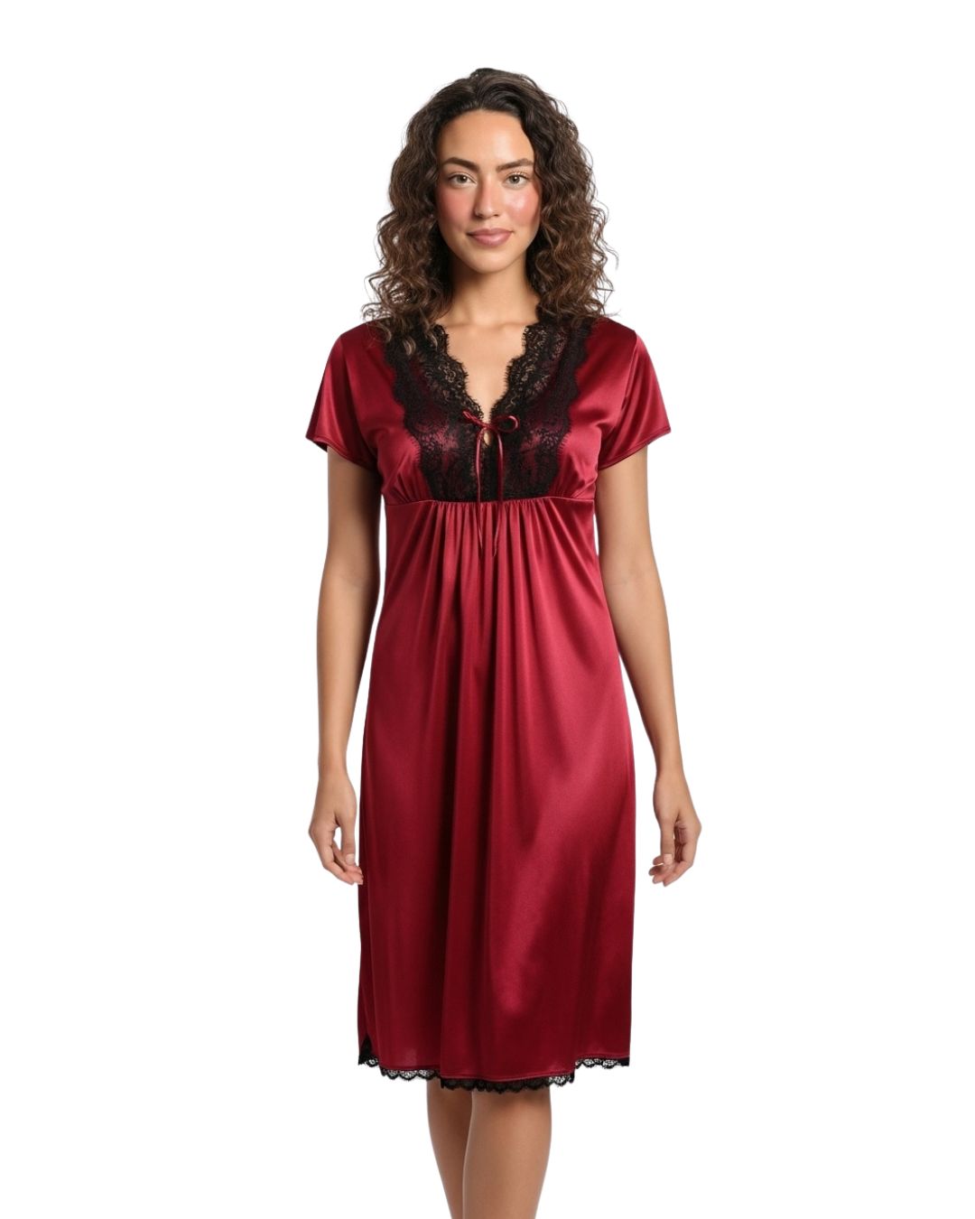 Gown Set - Rivya - Maroon