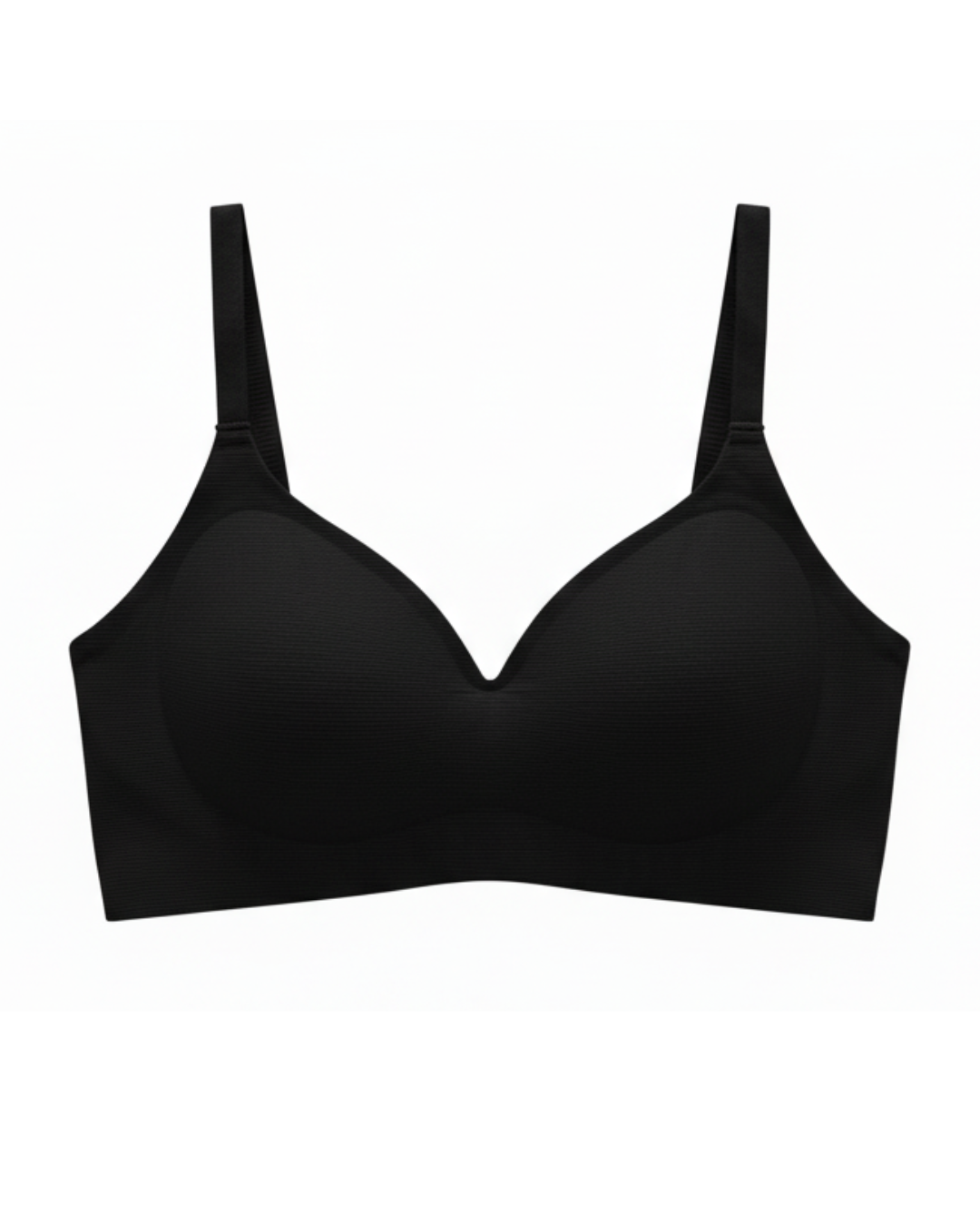 Padded Seamless Pure Bra - Black
