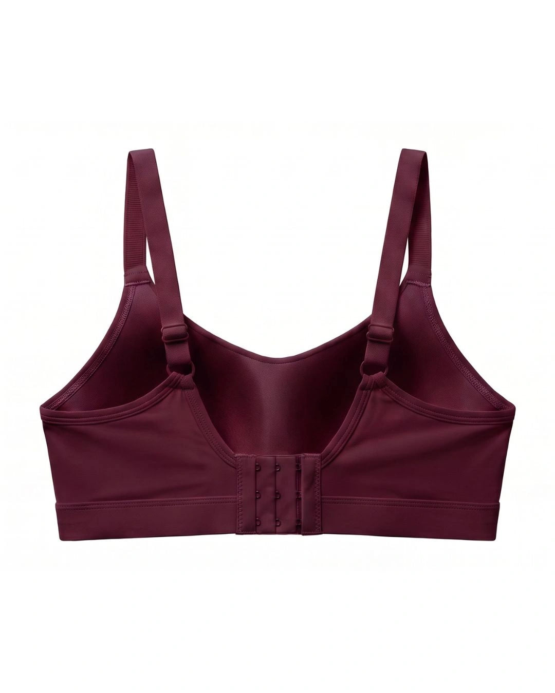 Padded Non Wired T-Shirt Bra - Smooth Fit - Burgundy