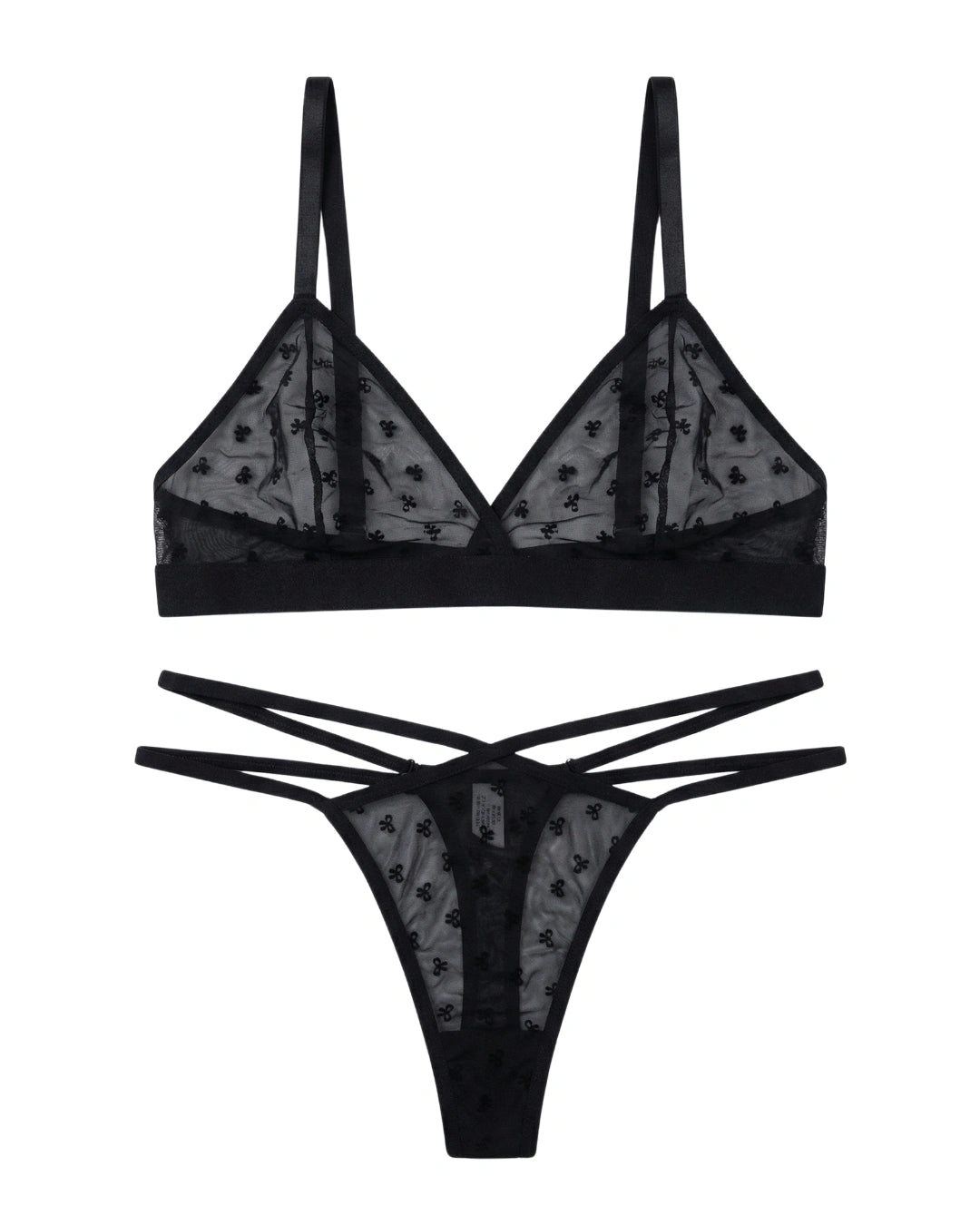 Non Padded Bra Set - Rosbow