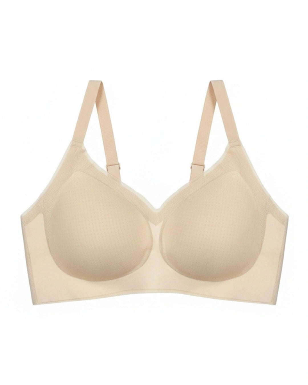 Padded Seamless Smooth Dot Bra - Skin