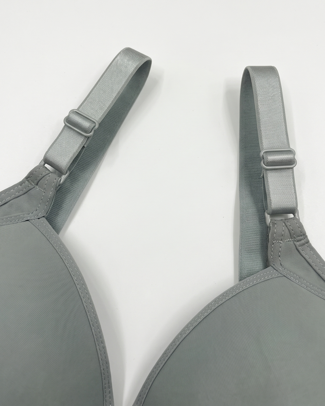 Plus Size Non-Wired Padded T-Shirt Bra - Pastel - Olive