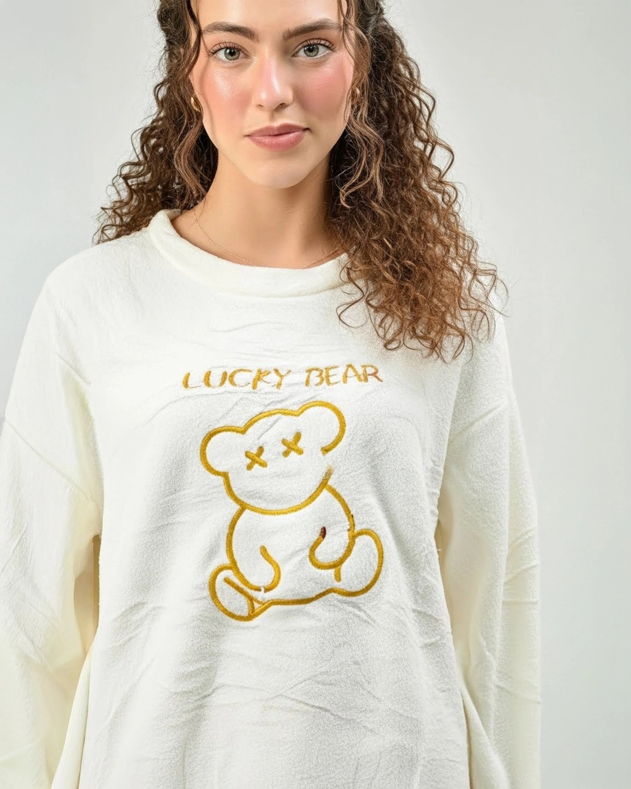 Fleece Pajama Suit - Honey Bear