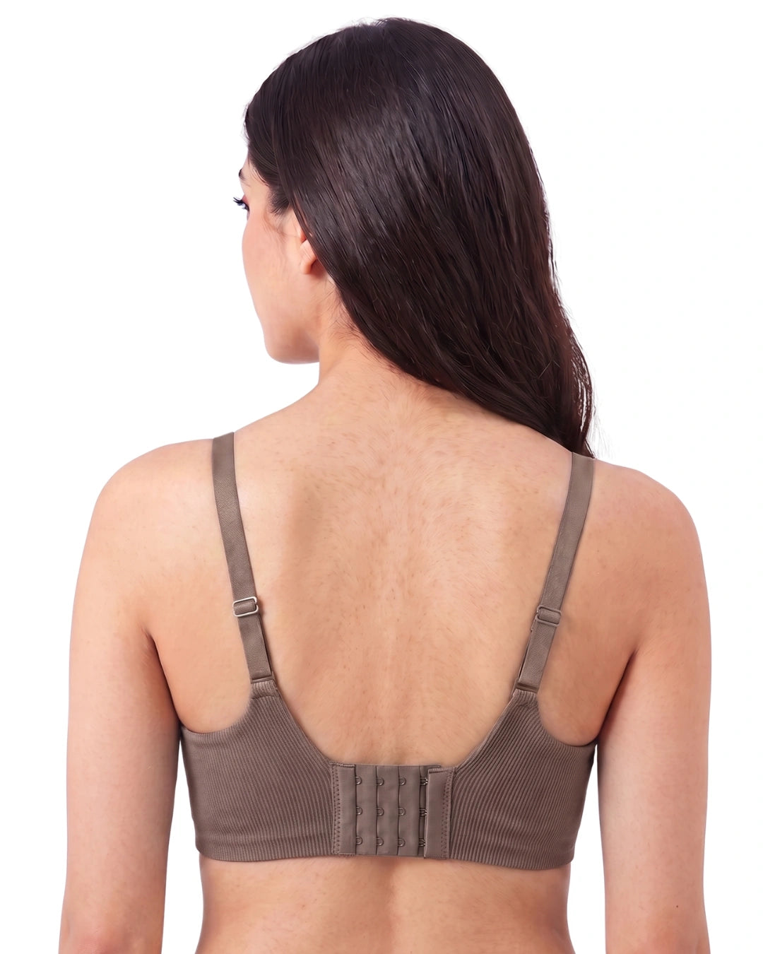 Seamless Padded Bra - Vinoa - Brown