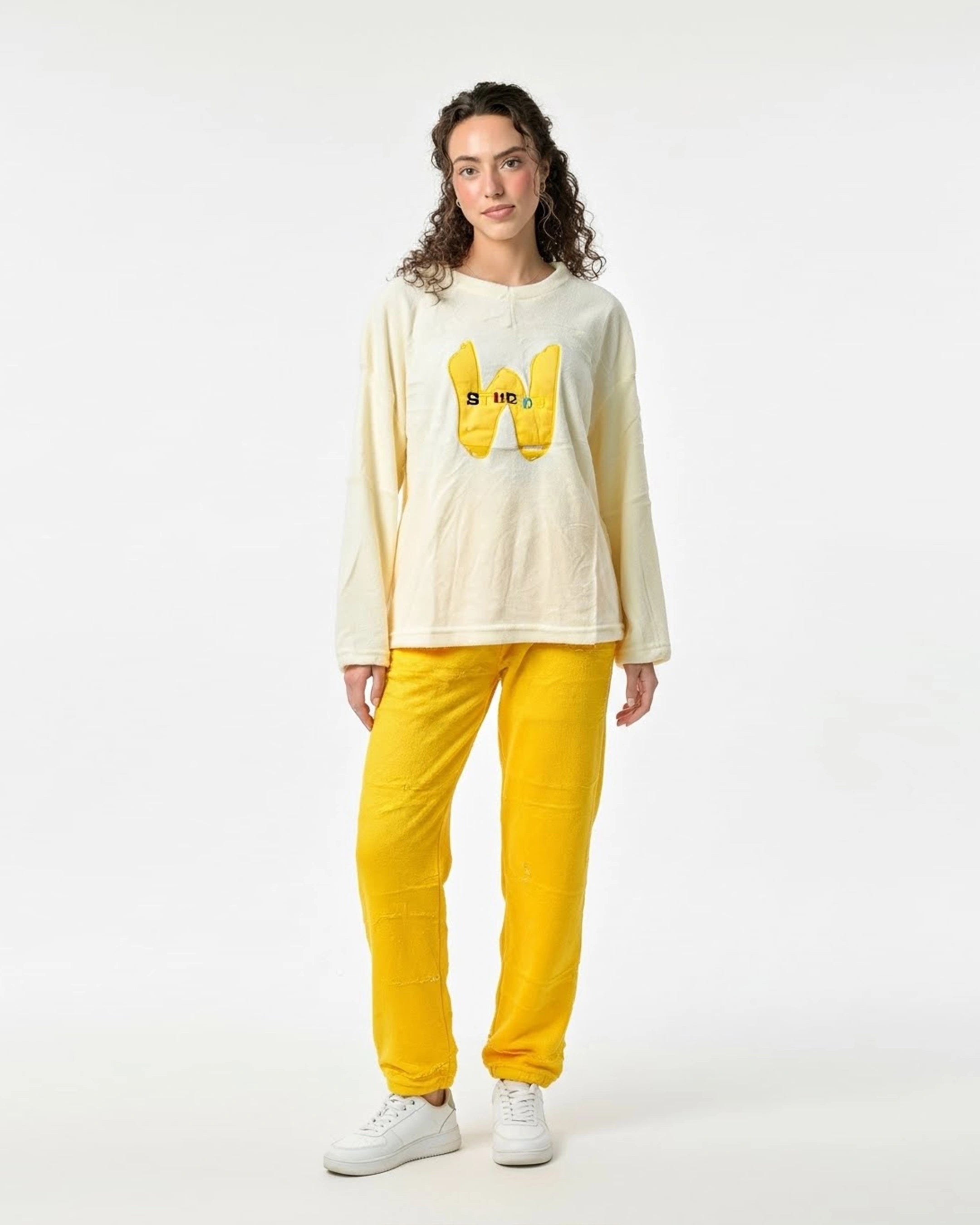 Fleece Pajama Suit - Bunny Glow