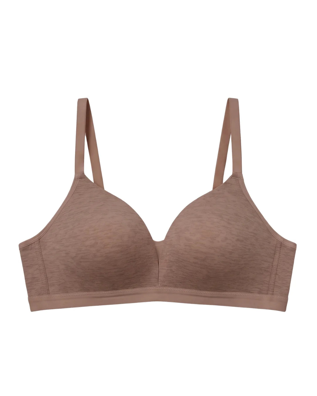 Light Padded Non-Wired T-Shirt Bra - Zenora - Brown