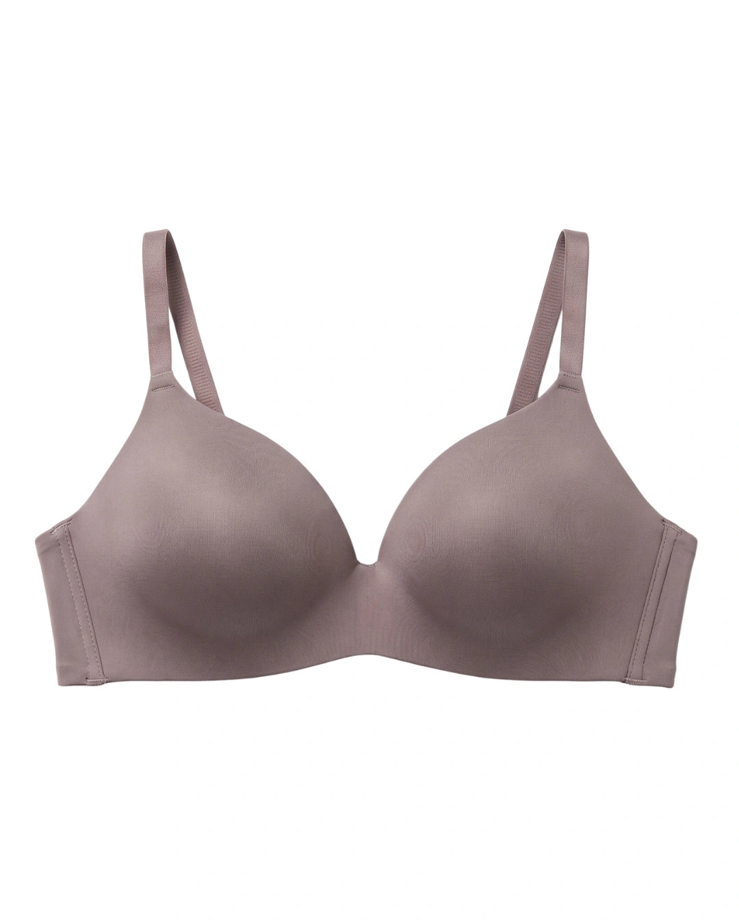 Non Wired Single Padded T-Shirt Bra - Elle - Burgundy