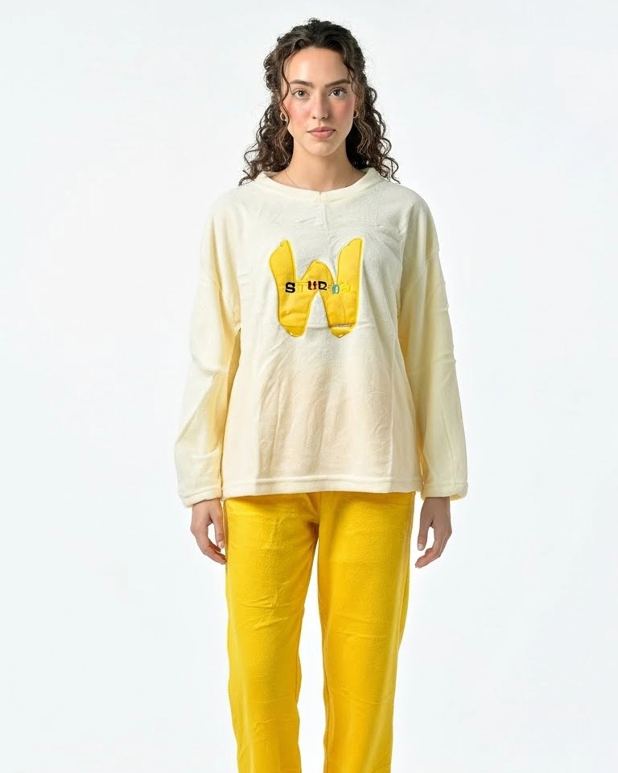 Fleece Pajama Suit - Bunny Glow