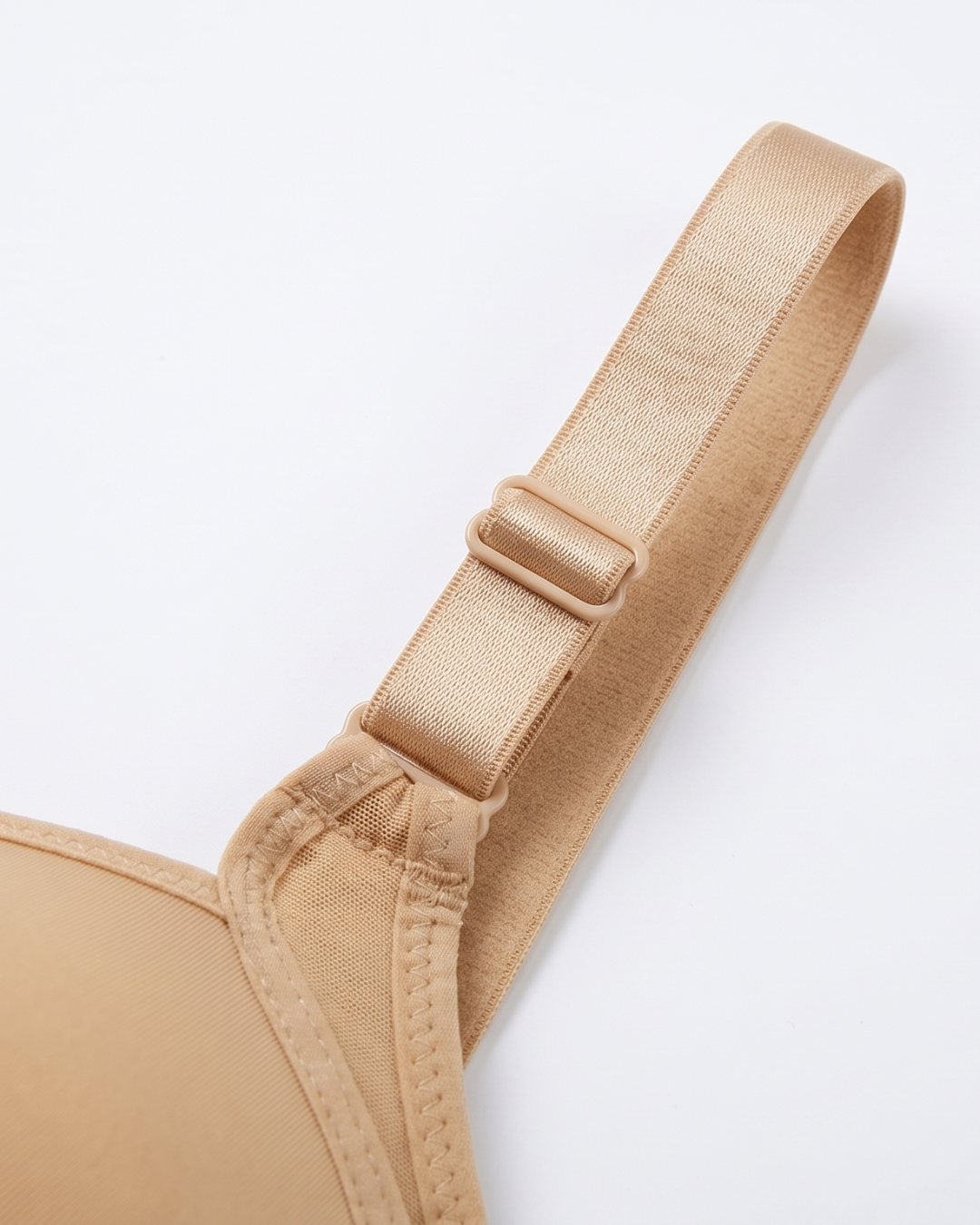 Plus Size Non-Wired Padded T-Shirt Bra - Pastel - Skin