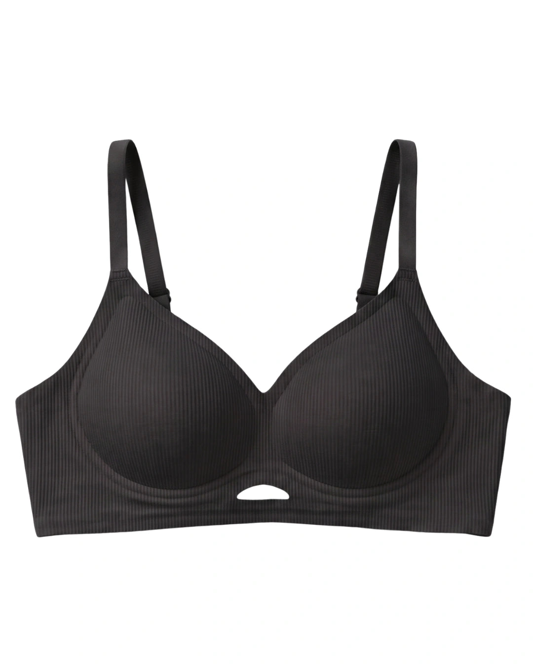 Seamless Padded Bra - Vinoa - Black
