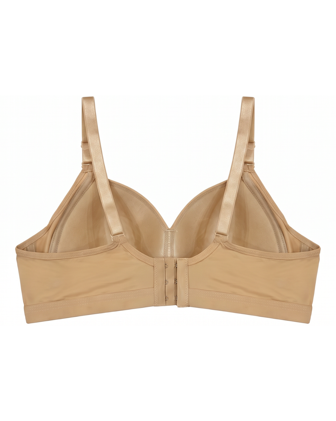 Plus Size Non-Wired Padded T-Shirt Bra - Pastel - Skin
