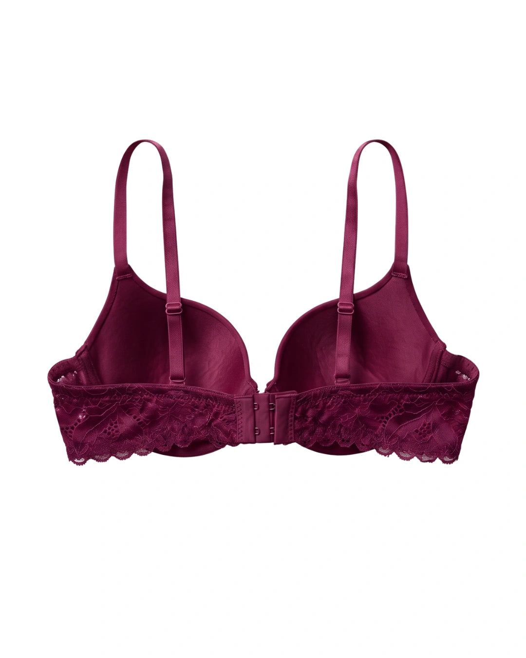 Padded T-shirt Bra - Merlot - Maroon