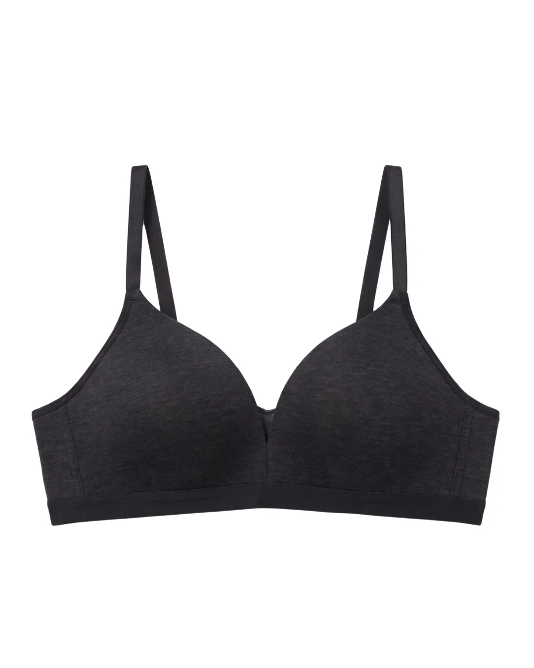 Light Padded Non-Wired T-Shirt Bra - Zenora - Black