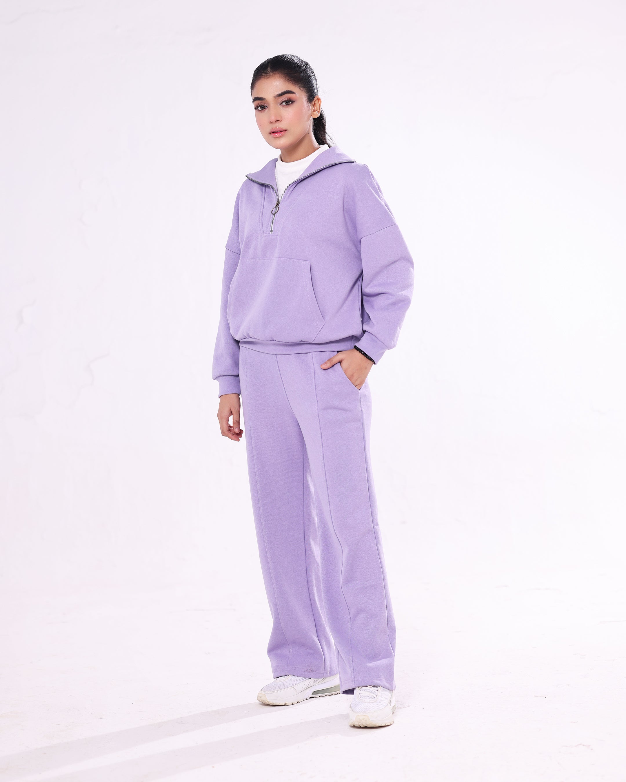 Fleece Tracksuit – Soft Flex - Purple