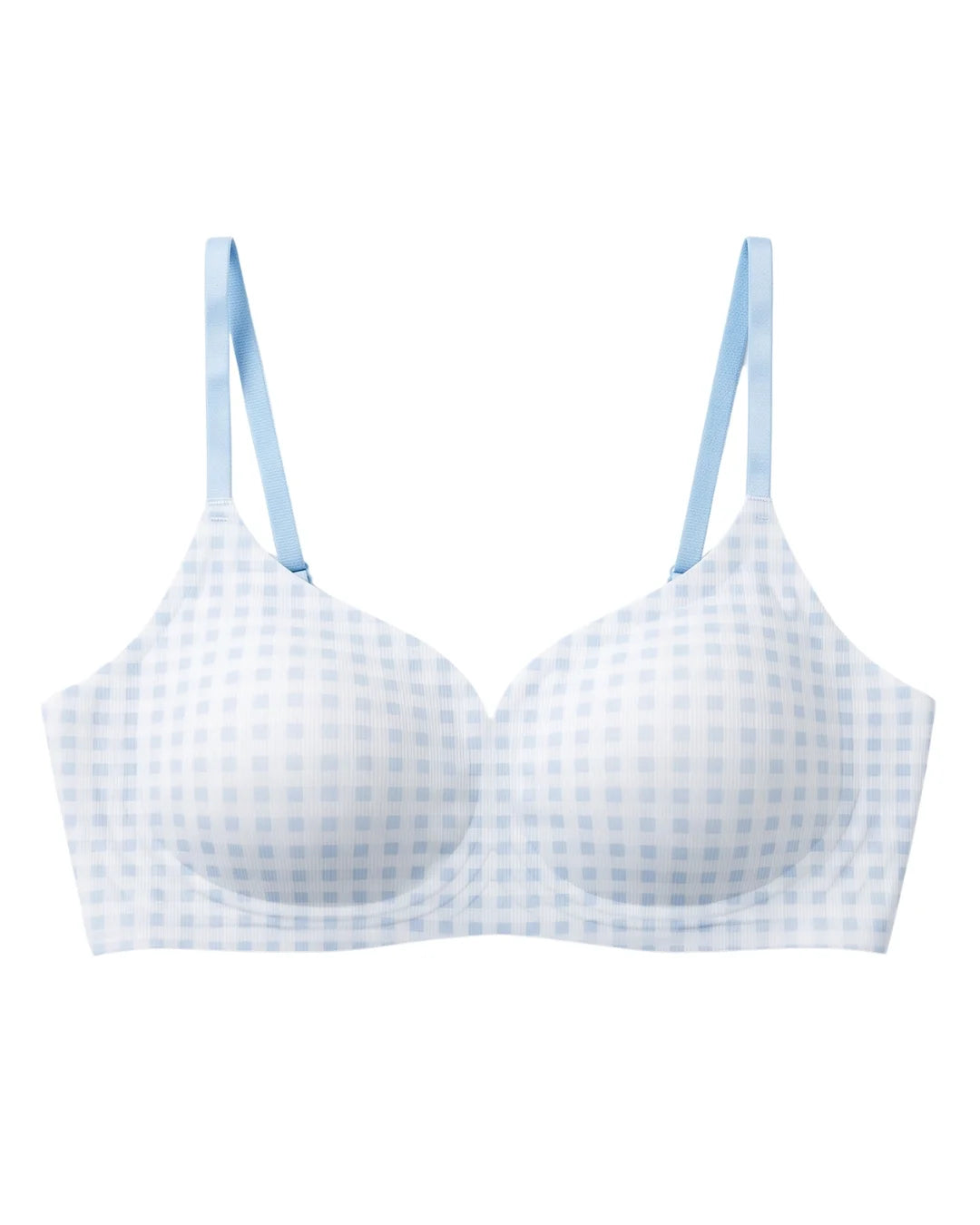 Seamless Padded Bra - Silque - Blue