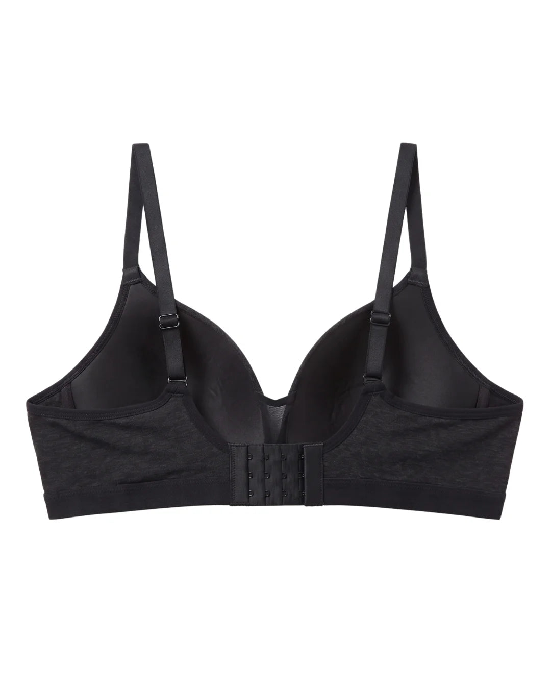 Light Padded Non-Wired T-Shirt Bra - Zenora - Black