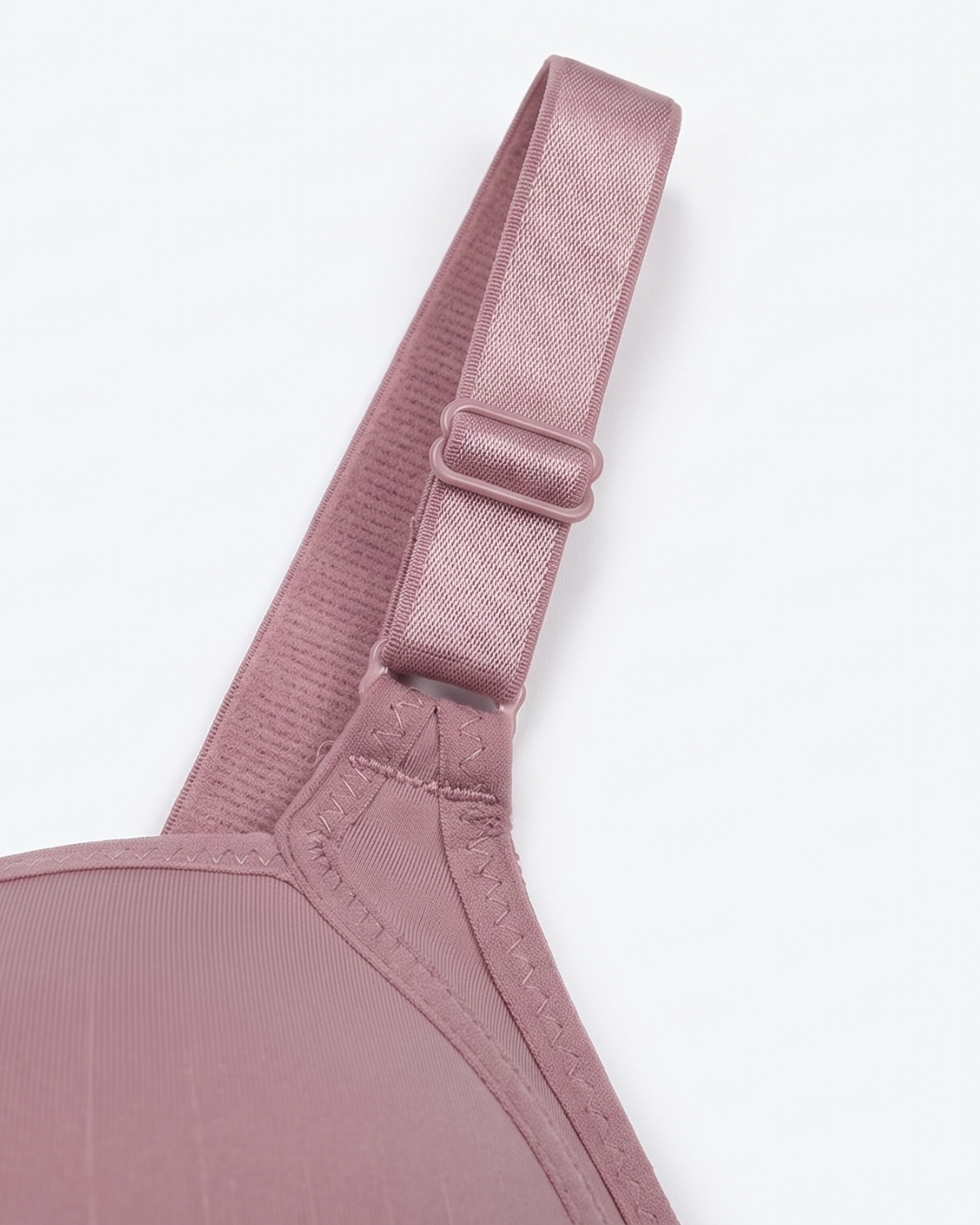 Plus Size Non-Wired Padded T-Shirt Bra - Pastel - Pink
