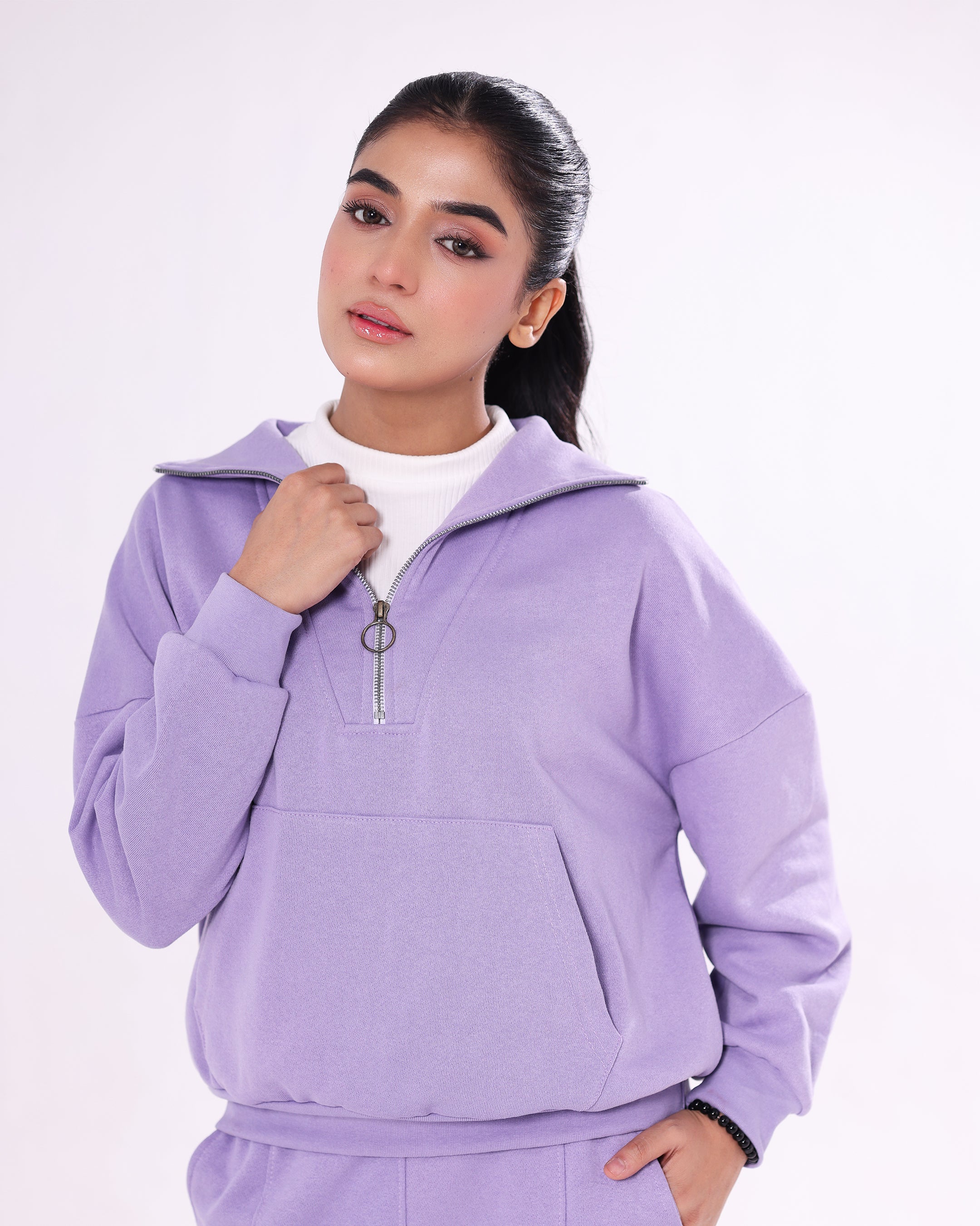 Fleece Tracksuit – Soft Flex - Purple