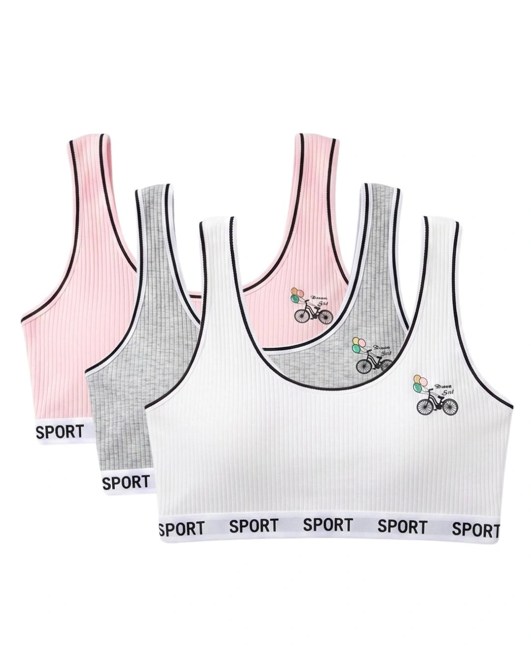 Pack Of 3 Teenage Bra - Dreamer