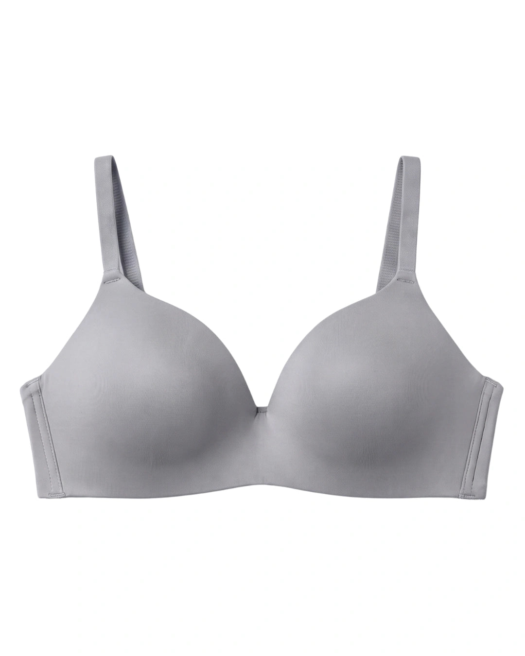 Non Wired Single Padded T-Shirt Bra - Elle - Grey