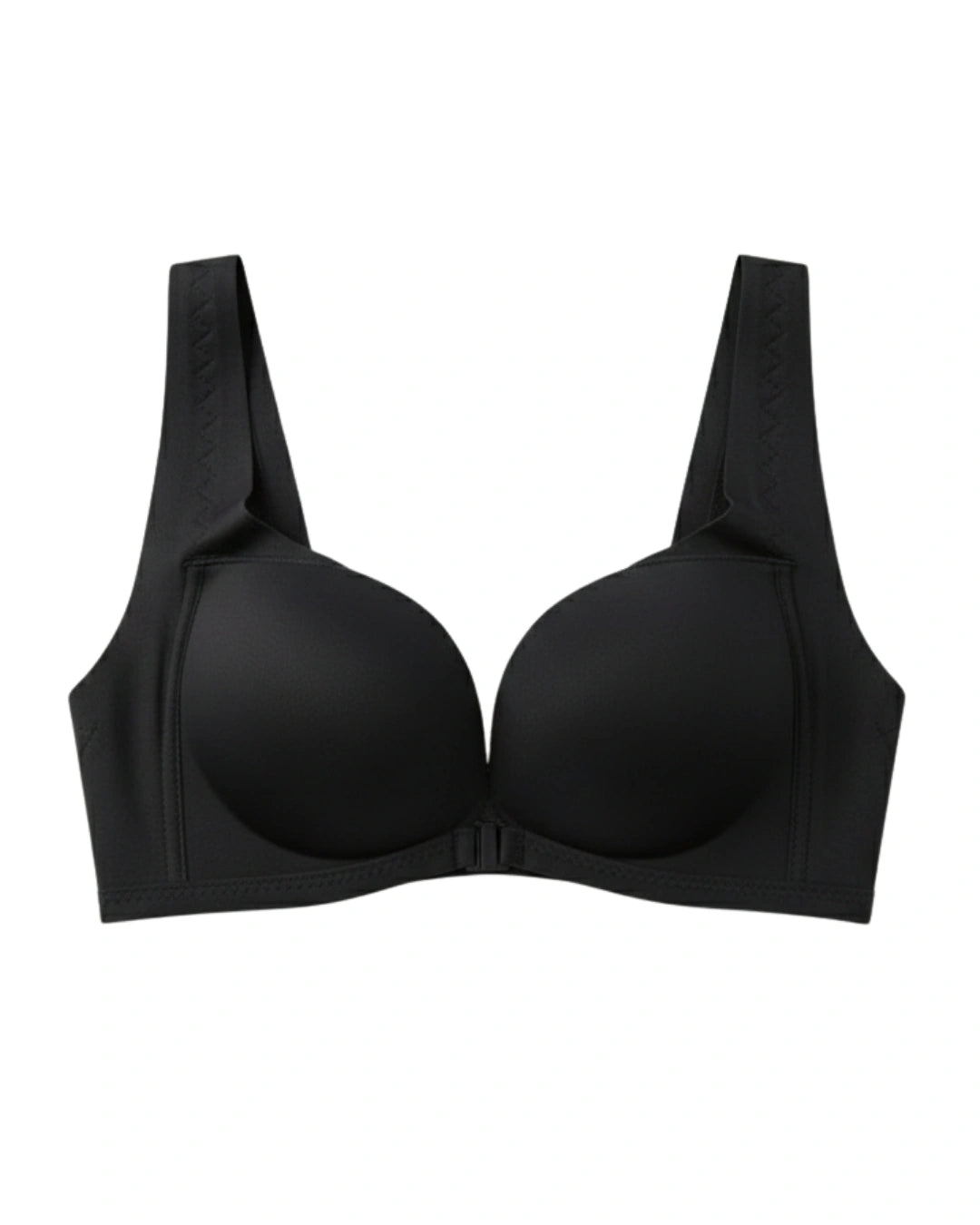 Seamless Padded Bra - Elvra - Black
