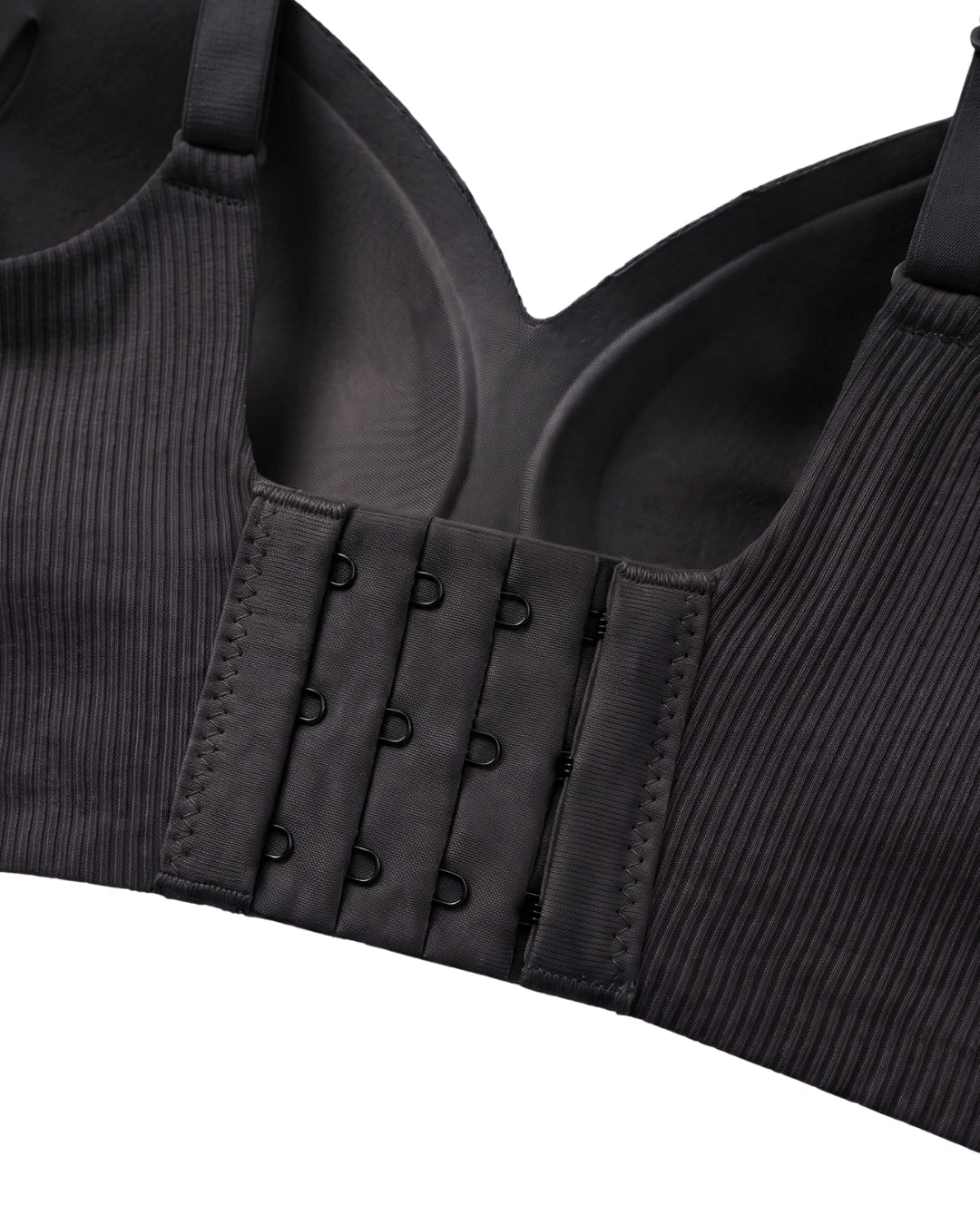 Seamless Padded Bra - Vinoa - Black