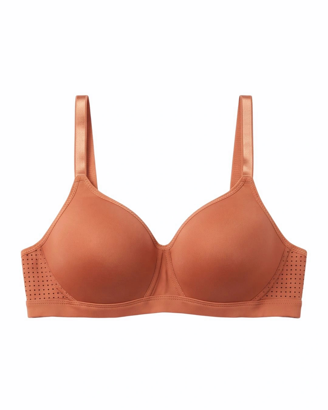 Light Padded T-Shirt Bra - kylie - Rust