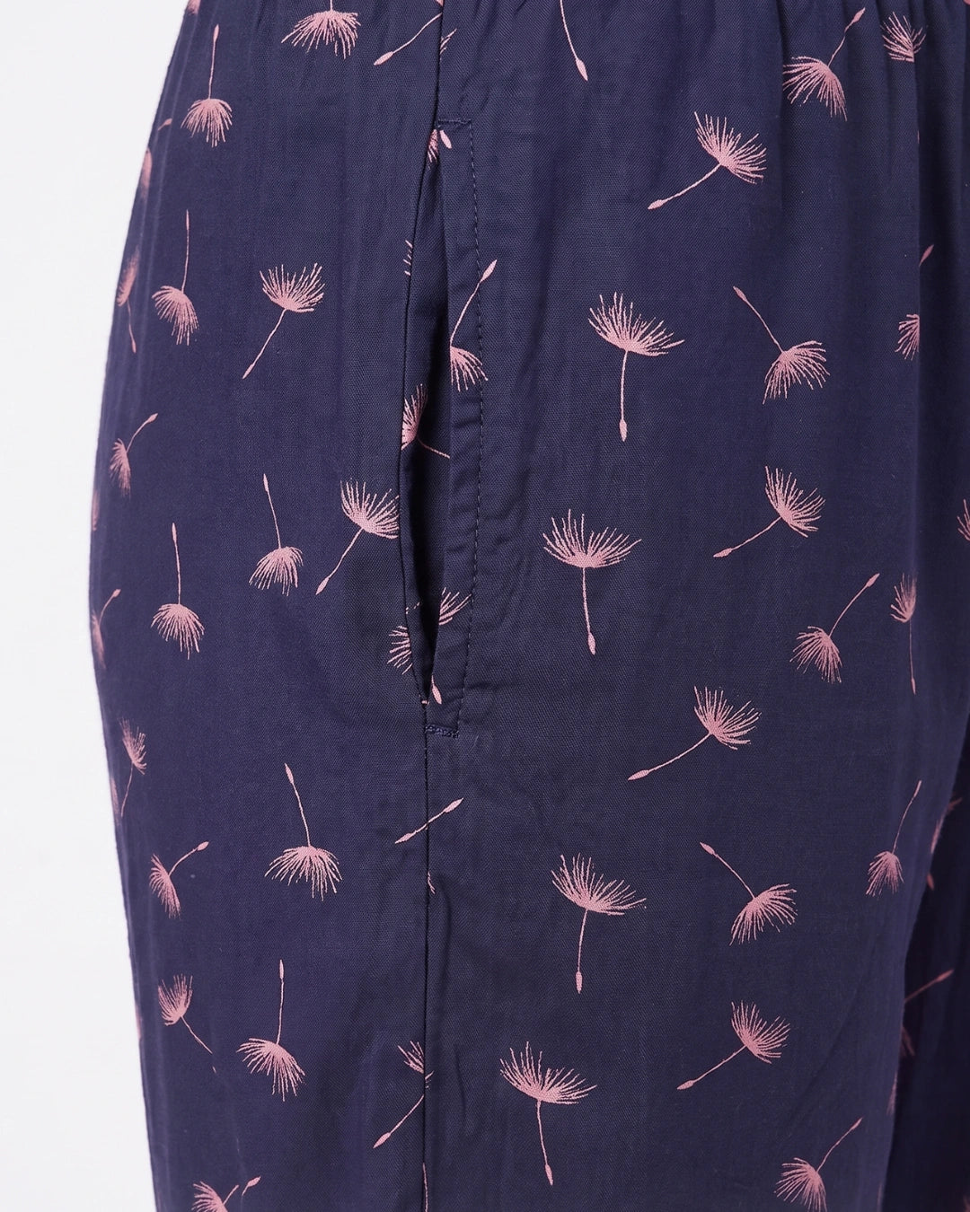 Linen PJ Set - Blue Blossom