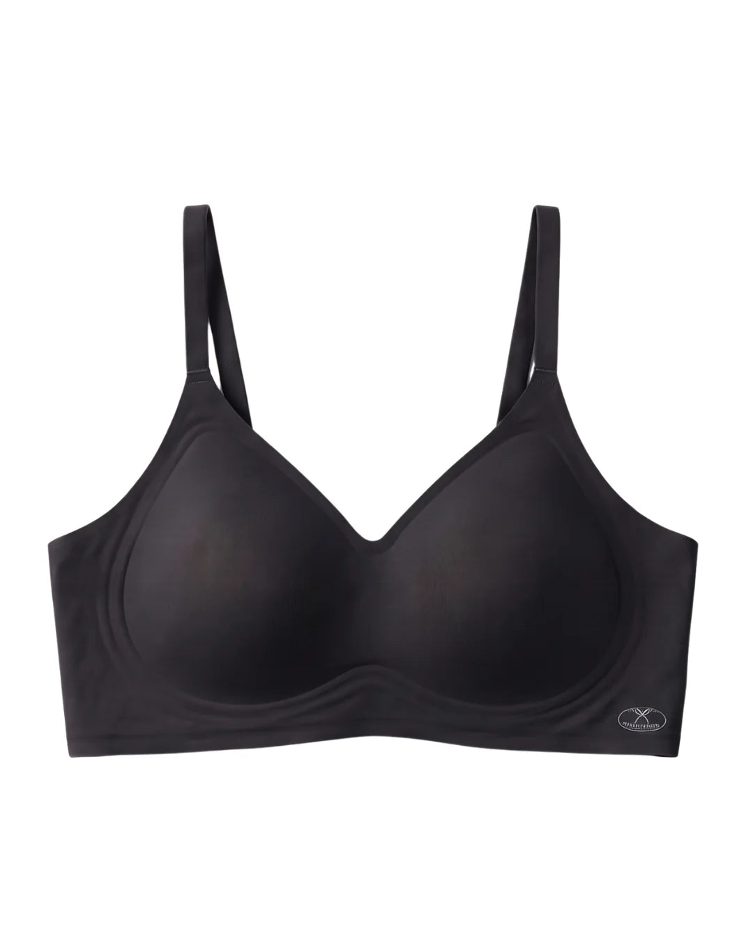 Seamless Padded Bra - Invisible Fit - Black