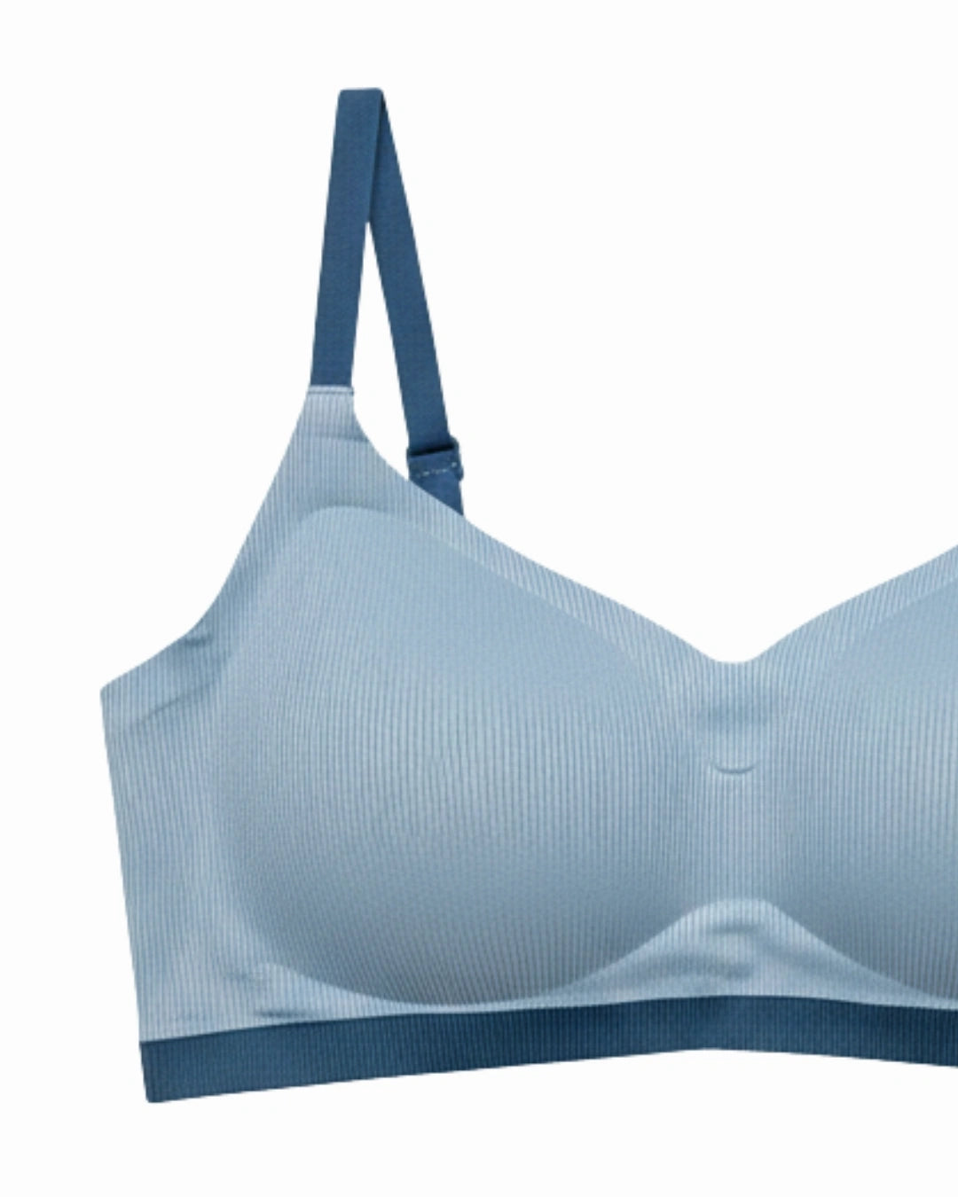 Padded Seamless Soft Shape Bra - Blue