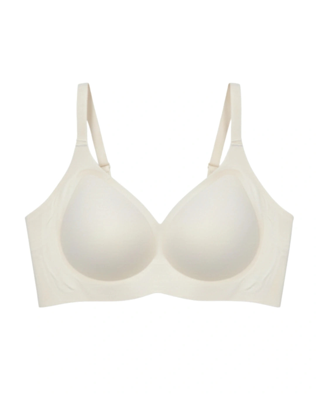 Seamless Padded Bra - Seam Ease - White