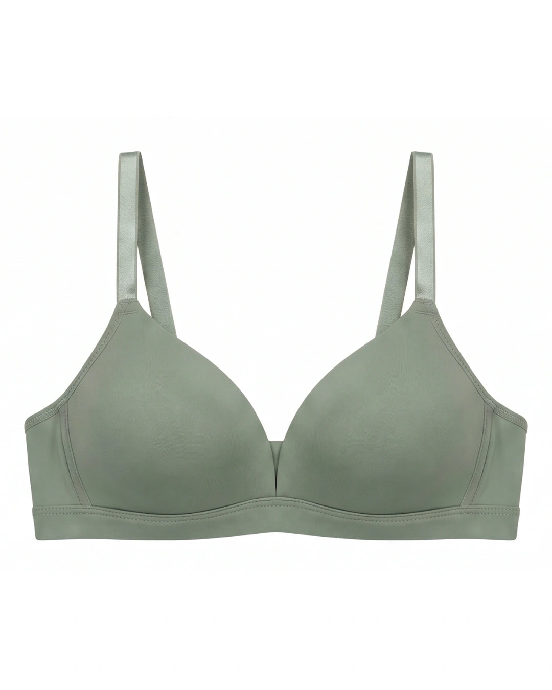 Light Padded T-Shirt Bra - Millie - Olive