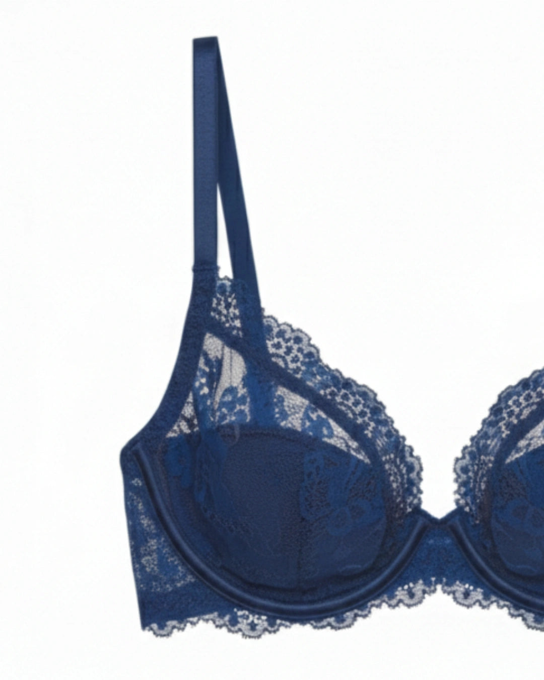 Non-Padded Bra - Sophia - Blue