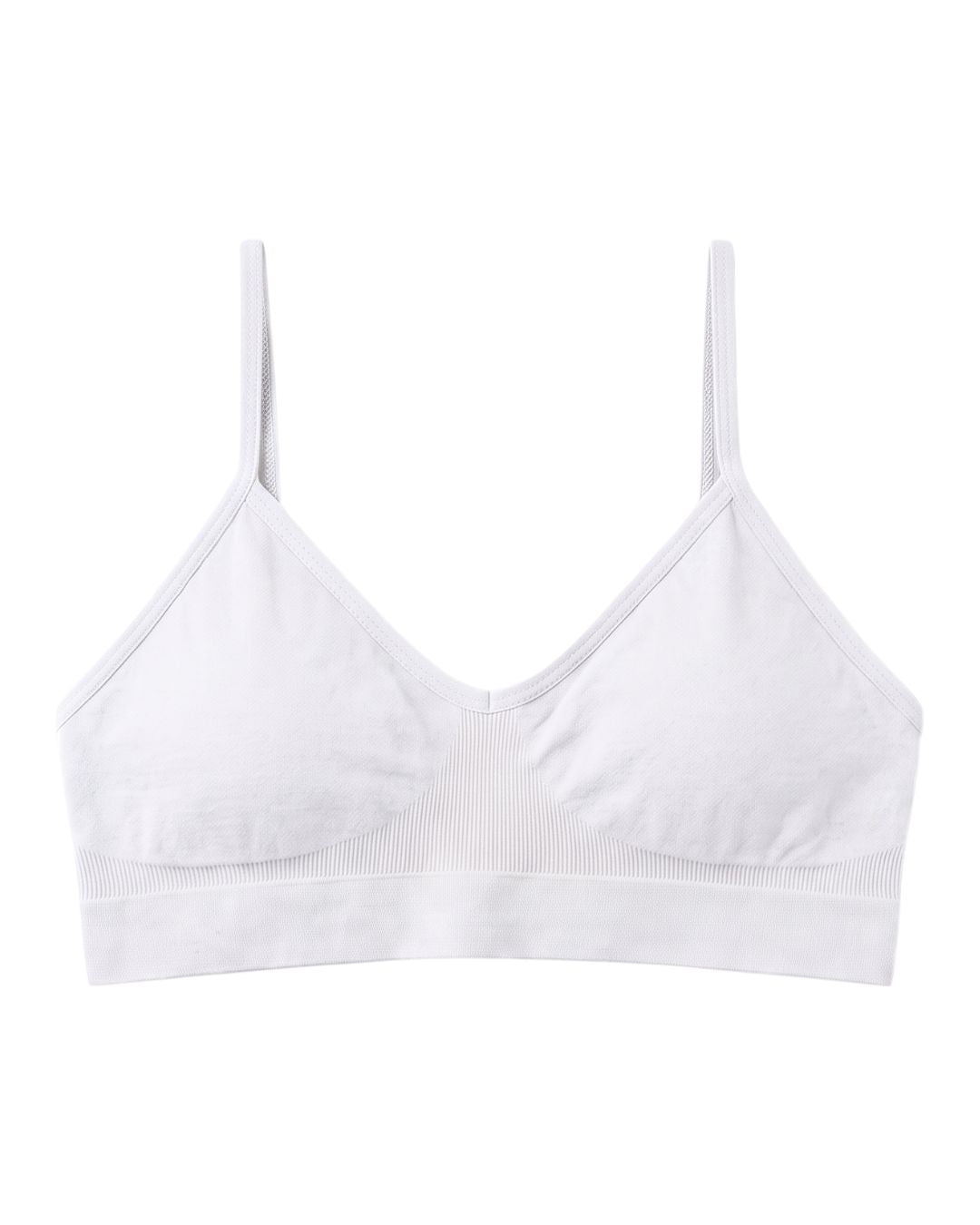 Non Padded Non Wired Bralette - SoftFit - White