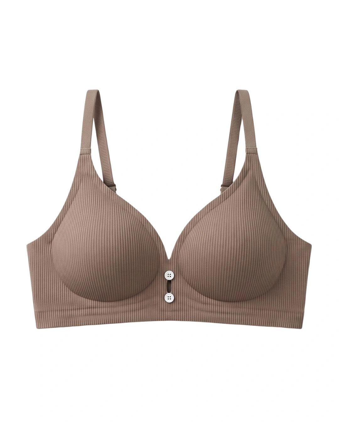 Seamless Padded Bra - Rina - Light Brown