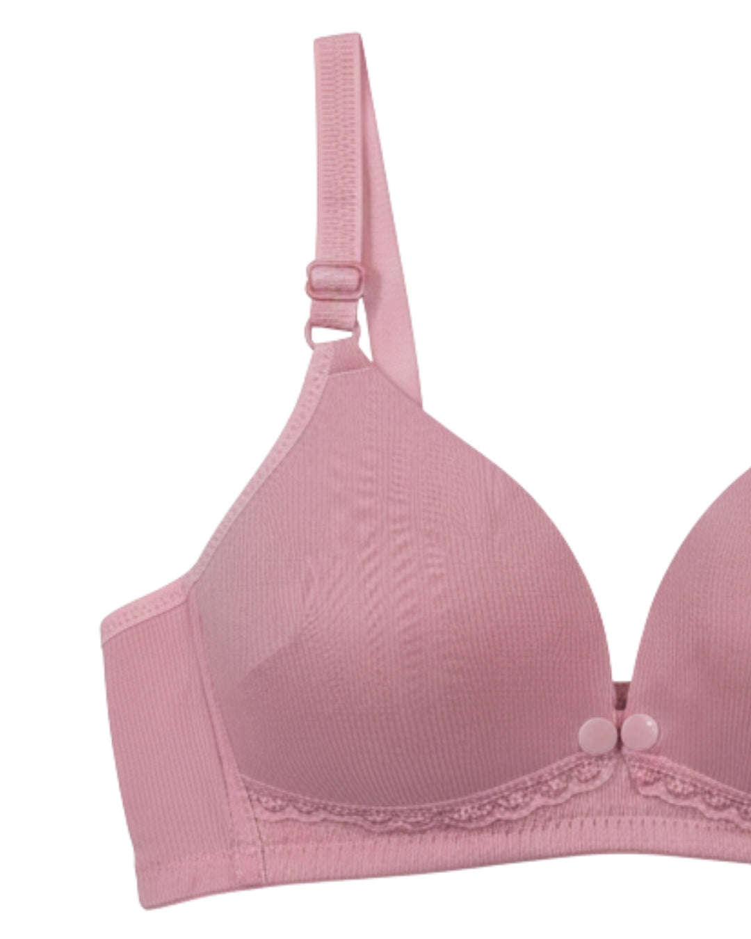 Padded Bra - Rib Soft - Pink