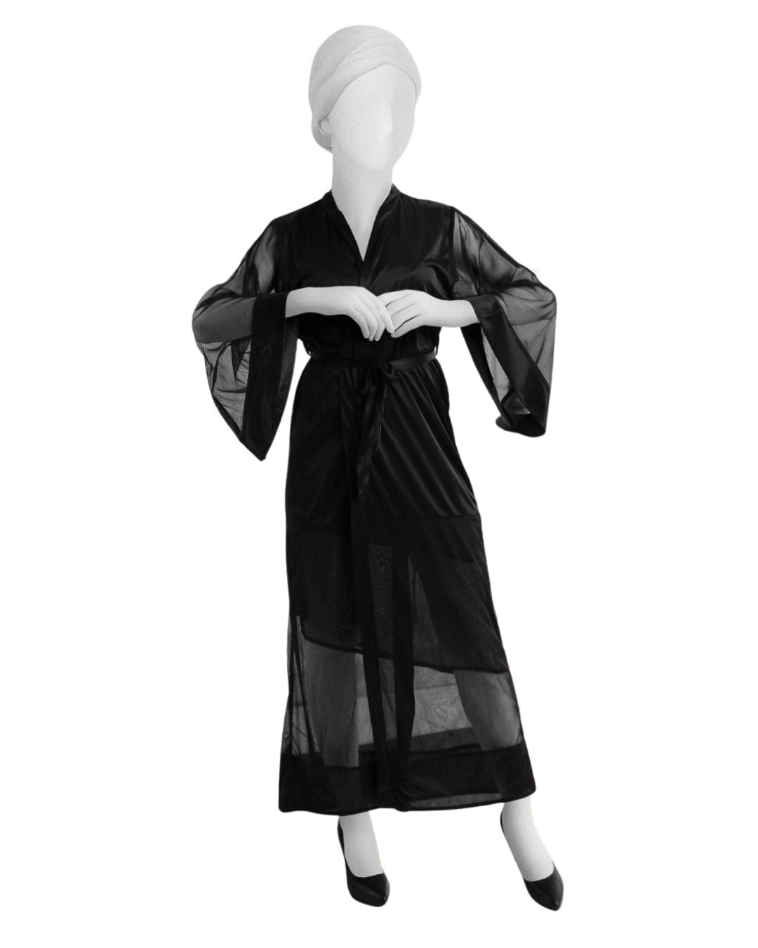 Gown Set - Rinny Silk - Black