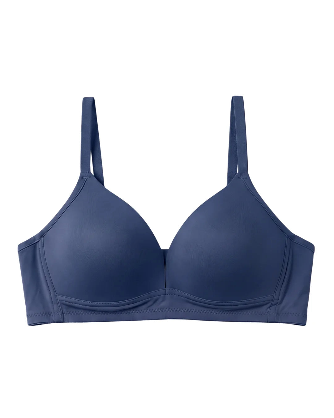 Light Padded Non-Wired T-Shirt Bra - Essentia - Blue
