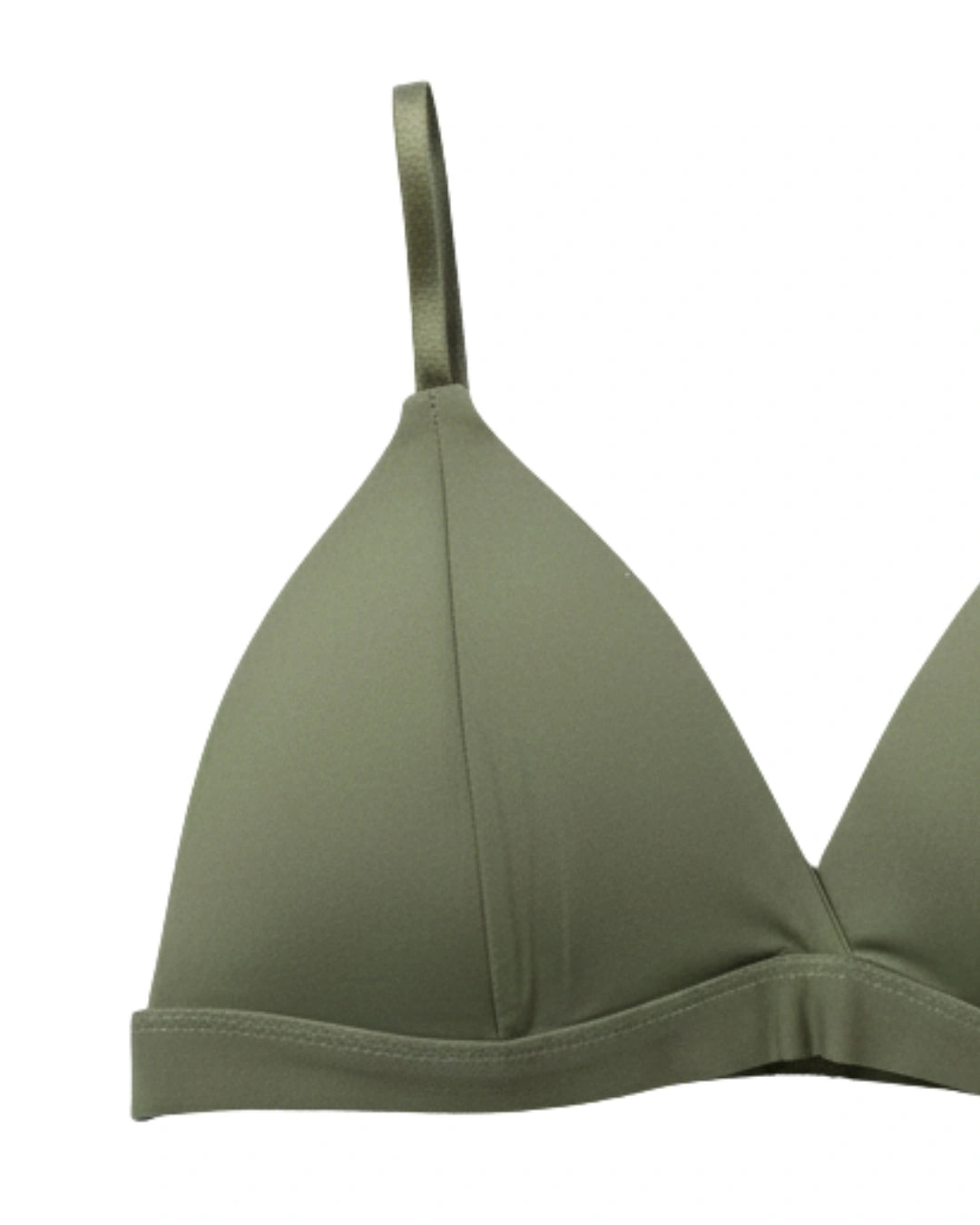 Padded Bra - One Tone - Olive